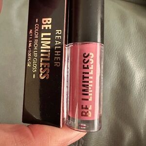 REALHER “Be Limitless” Mauve Lip Gloss – NEW IN BOX – MSRP $16